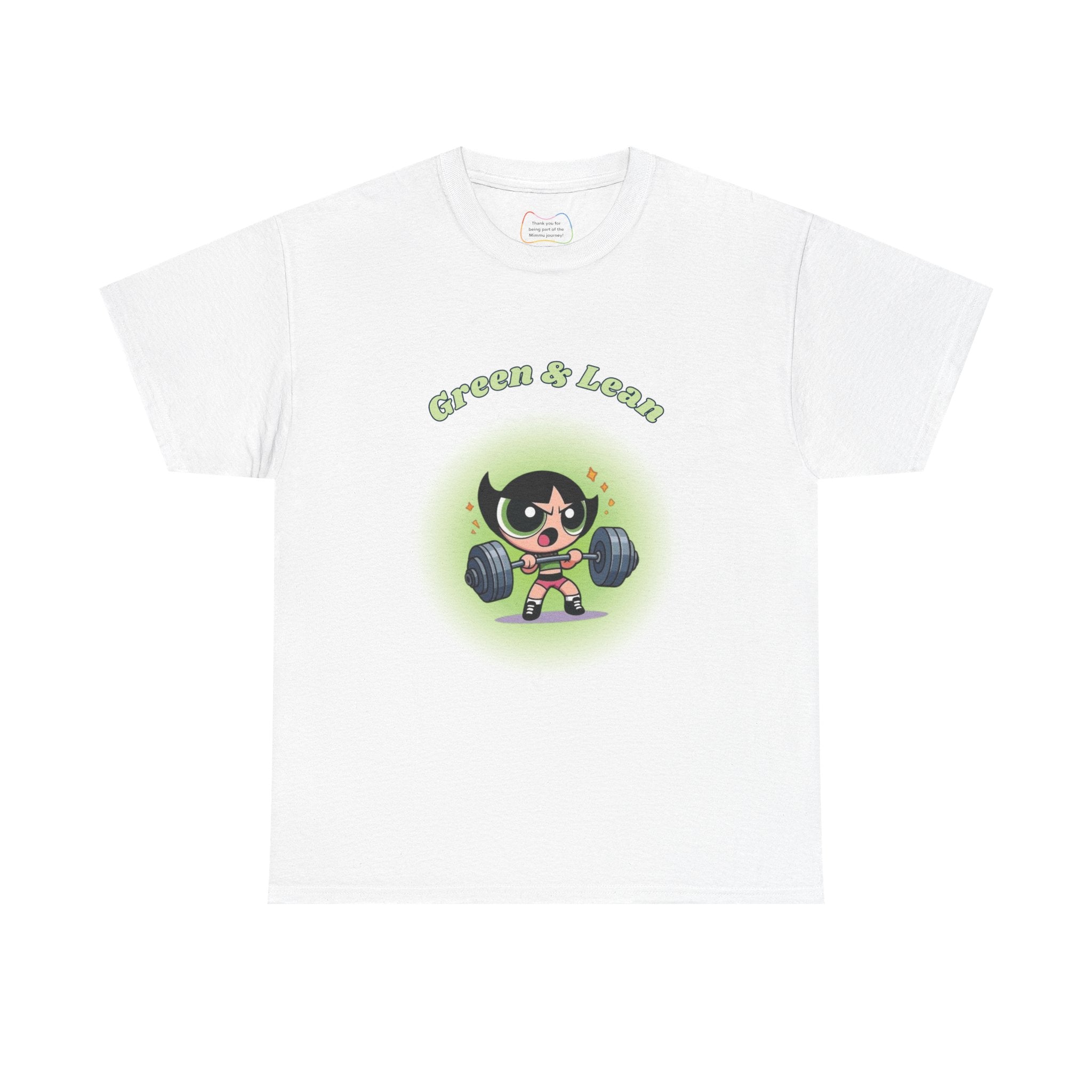 Green & Lean – Gym T-Shirt for Women Inspired by Classic Cartoon Characters