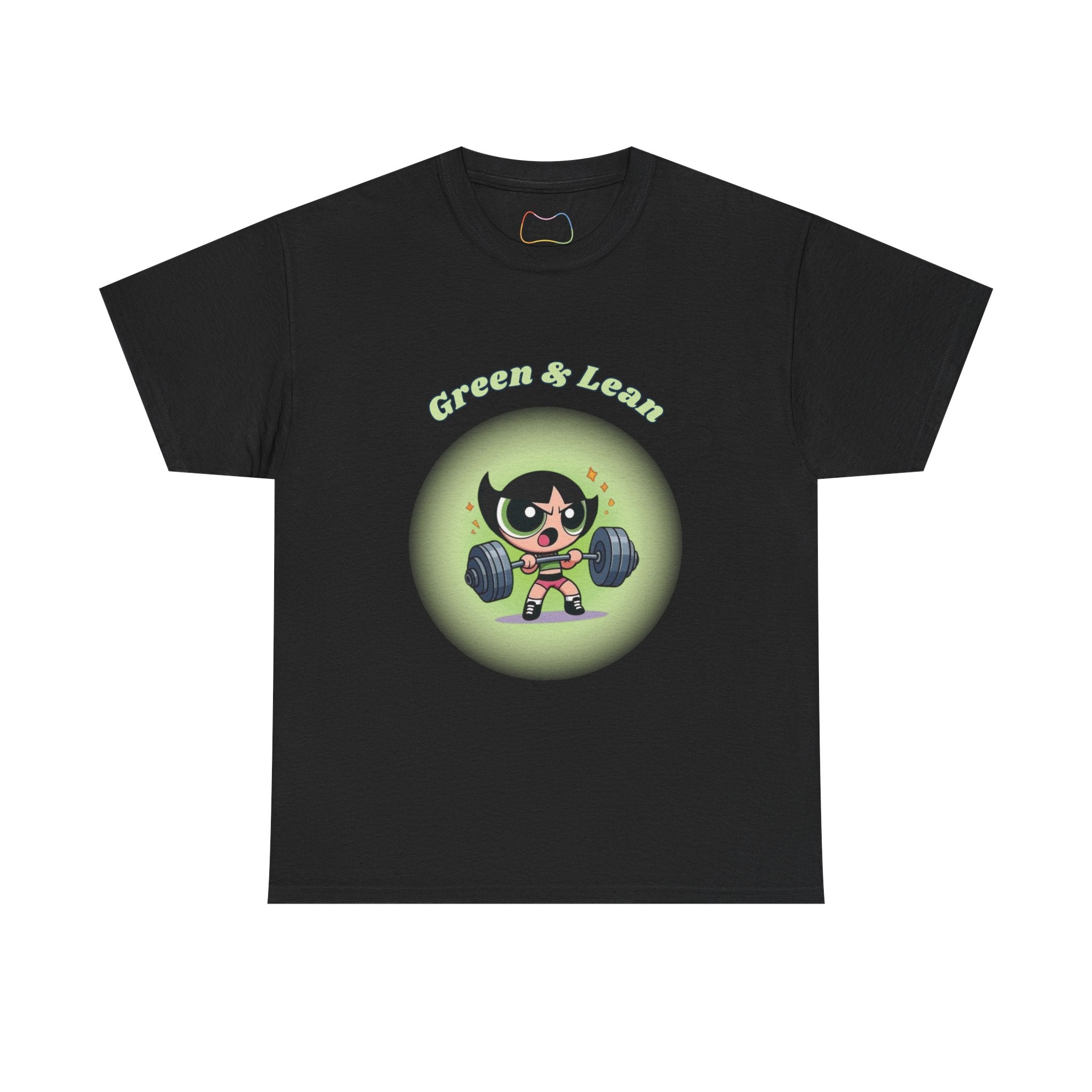 Green & Lean – Gym T-Shirt for Women Inspired by Classic Cartoon Characters