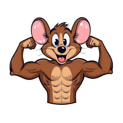 Gym-twisted Cartoon Nostalgia