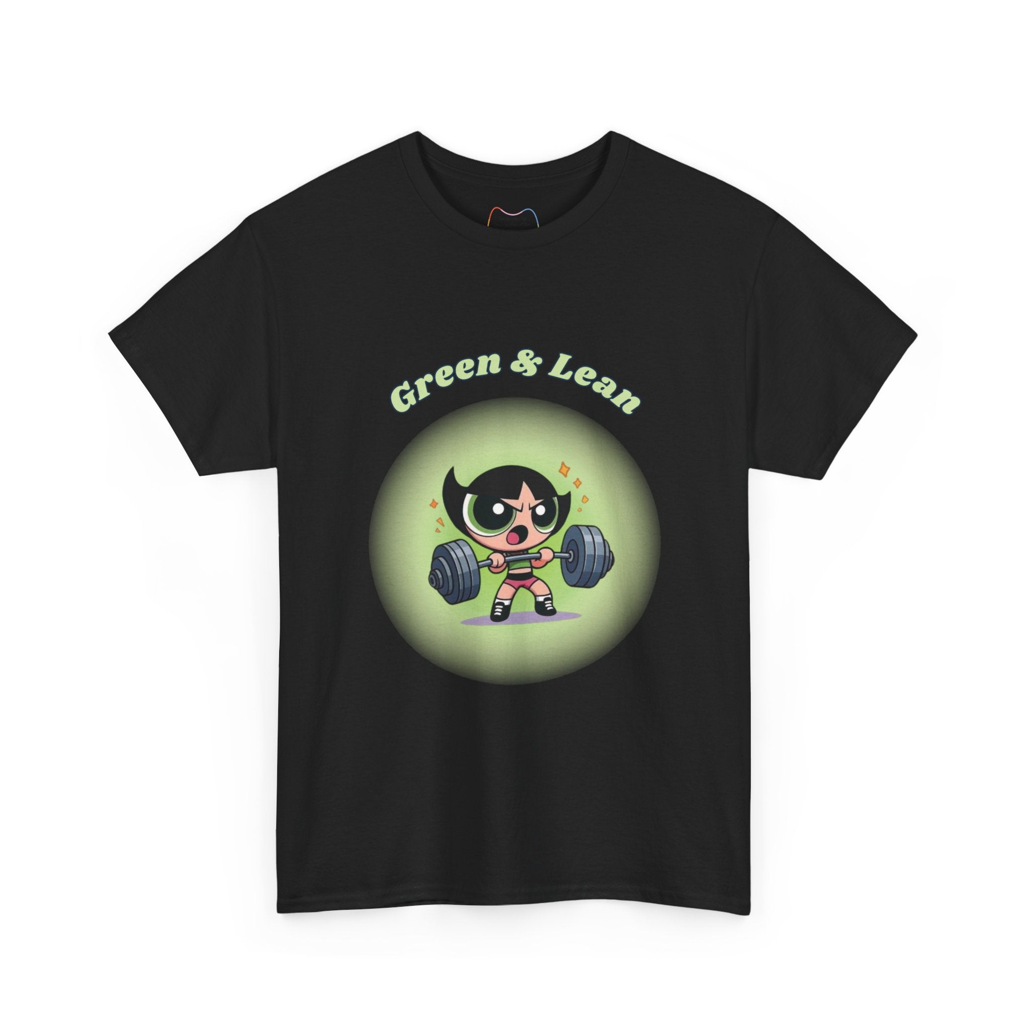 Green & Lean – Gym T-Shirt for Women Inspired by Classic Cartoon Characters