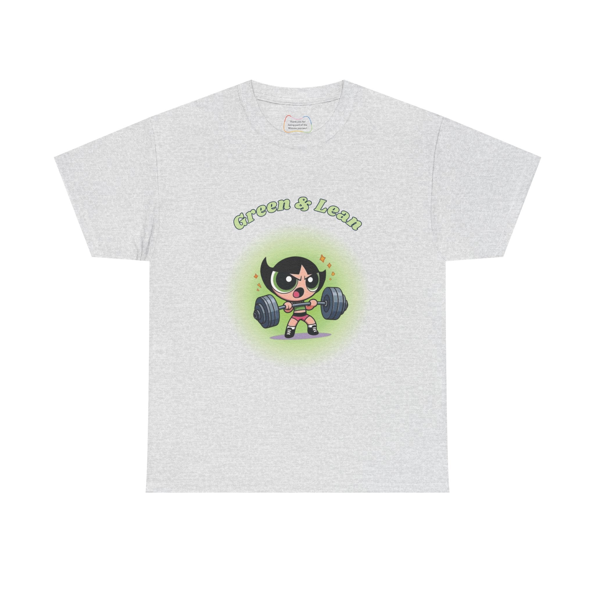 Green & Lean – Gym T-Shirt for Women Inspired by Classic Cartoon Characters
